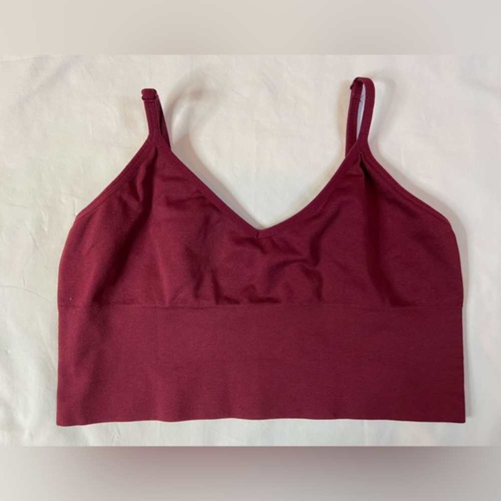 Maroon Bralette, Adjustable Straps, Gtreat Color‎